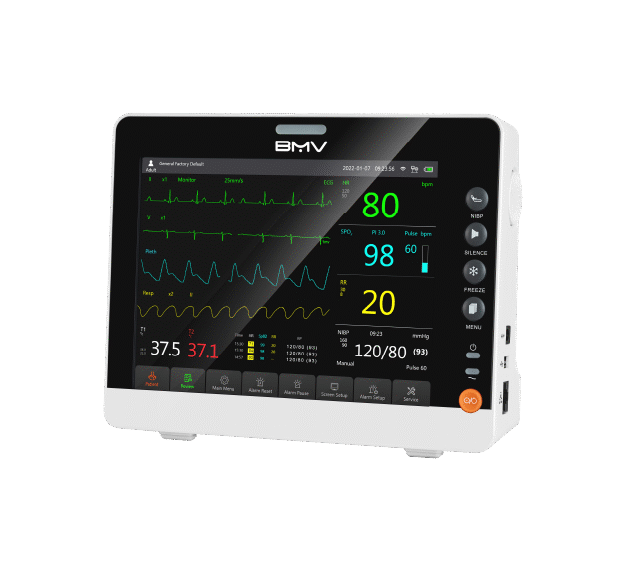 VueSign™ BMO100(6)8″ Multi- parameter Compact ECG Bedside Patient Monitor