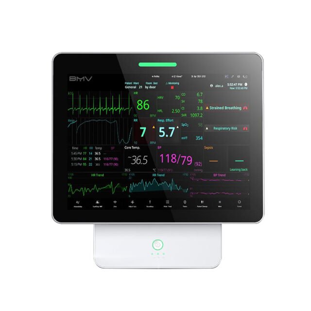 VueSign™ iN12 Exp Portable Multi-Parameter Monitor with Touch Screen for Hospital Clinic Ward Emergency Room and Home Care